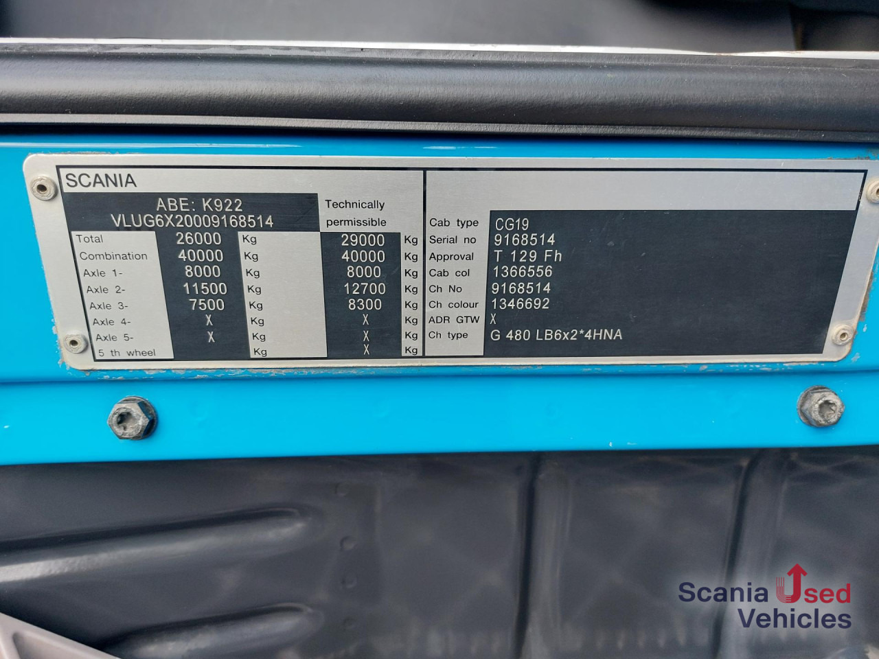 SCANIA G 480 LB6x2*4HNA Meiler RK2070 - شاحنة ذات الخطاف: صور 5 SCANIA G 480 LB6x2*4HNA Meiler RK2070 - شاحنة ذات الخطاف: صور 5