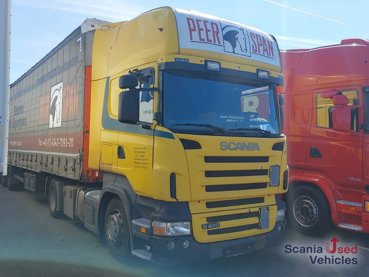 SCANIA R 420 LA4x2MEB Volumen MEGA Jumbo Vollluft - شاحنة جرار: صور 2 SCANIA R 420 LA4x2MEB Volumen MEGA Jumbo Vollluft - شاحنة جرار: صور 2