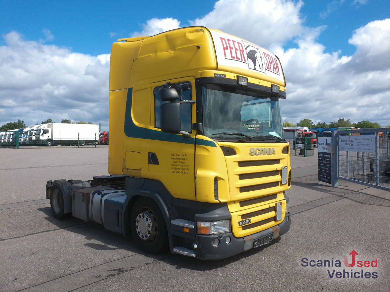 SCANIA R 420 LA4x2MEB Volumen MEGA Jumbo Vollluft - شاحنة جرار: صور 1 SCANIA R 420 LA4x2MEB Volumen MEGA Jumbo Vollluft - شاحنة جرار: صور 1