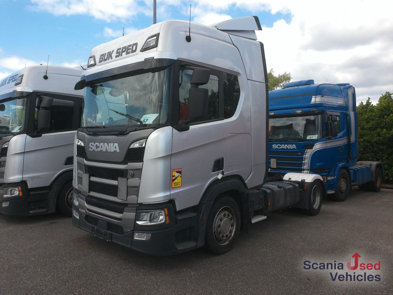 SCANIA R 450 A4x2EB Standklima Solaranlage!!! - شاحنة جرار: صور 1 SCANIA R 450 A4x2EB Standklima Solaranlage!!! - شاحنة جرار: صور 1