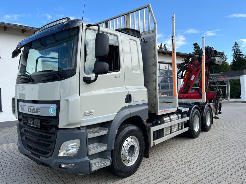 DAF CF 460 6x4 mit Riedler Holzaufb. Penz Kran 12Z DAF CF 460 6x4 mit Riedler Holzaufb. Penz Kran 12Z - شاحنة قطع الأشجار, شاحنة كرين: صور 4 DAF CF 460 6x4 mit Riedler Holzaufb. Penz Kran 12Z DAF CF 460 6x4 mit Riedler Holzaufb. Penz Kran 12Z - شاحنة قطع الأشجار, شاحنة كرين: صور 4