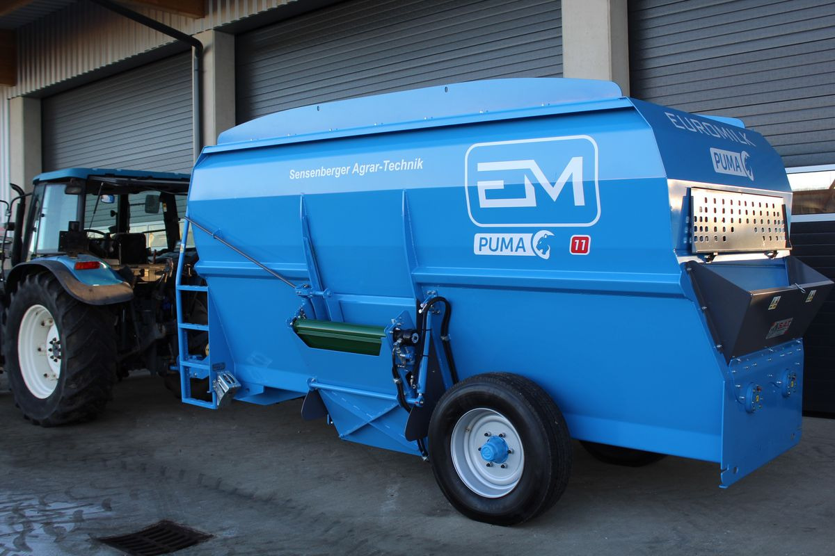 آلة خلط وتوزيع الأعلاف جديد Euromilk Puma 11-Horizontalmischer: صور 23