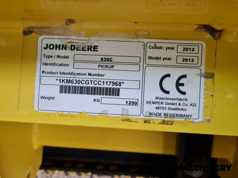 تأجير John Deere 630C pick-up John Deere 630C pick-up: صور 11