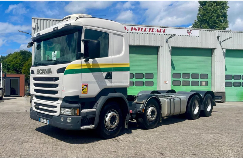 Scania R450 8x4 , RETARDER, P-cooling, Frigo, 5.10m wheelbasis - شاحنة جرار: صور 1 Scania R450 8x4 , RETARDER, P-cooling, Frigo, 5.10m wheelbasis - شاحنة جرار: صور 1