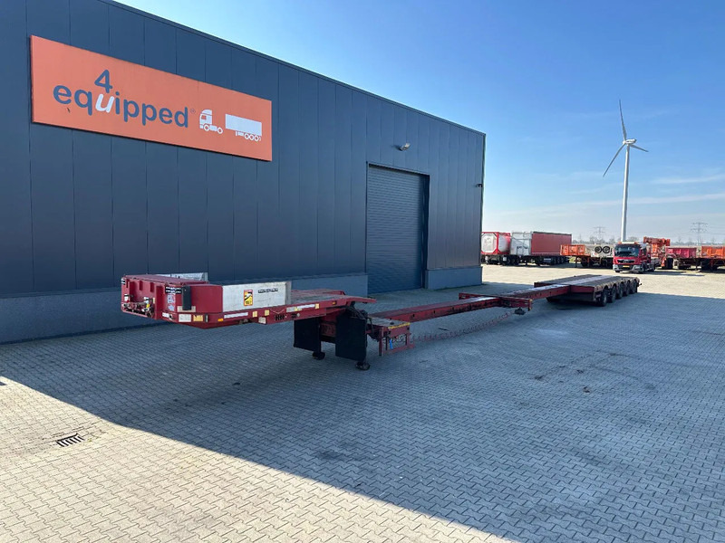 Broshuis 5ABSD-68/2, FIVE AXLE HYDRAULIC STEERED DOUBLE EXTENDABLE (27m) SEMI LOW LOADER - عربة مسطحة منخفضة نصف مقطورة: صور 2 Broshuis 5ABSD-68/2, FIVE AXLE HYDRAULIC STEERED DOUBLE EXTENDABLE (27m) SEMI LOW LOADER - عربة مسطحة منخفضة نصف مقطورة: صور 2