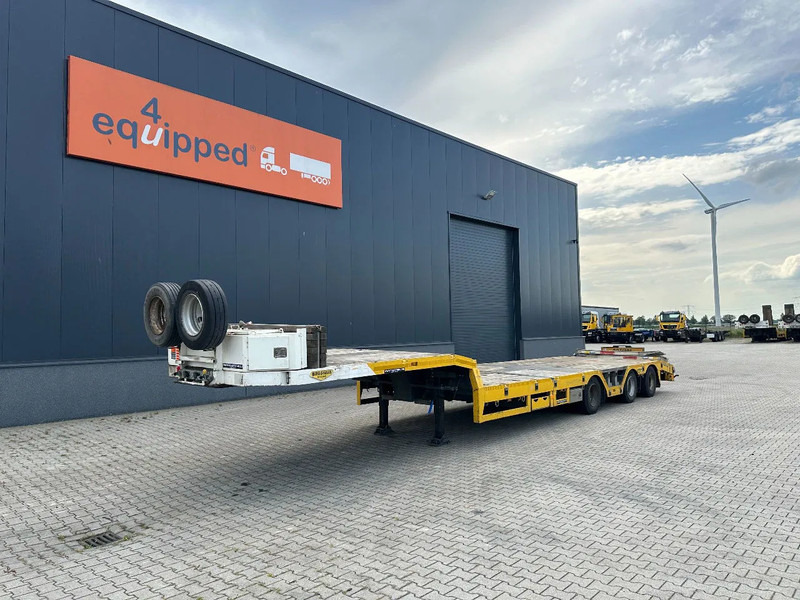 Broshuis E-2190/27 lowloader, wheel well, 4,1m extendable, steering axle - عربة مسطحة منخفضة نصف مقطورة: صور 1 Broshuis E-2190/27 lowloader, wheel well, 4,1m extendable, steering axle - عربة مسطحة منخفضة نصف مقطورة: صور 1