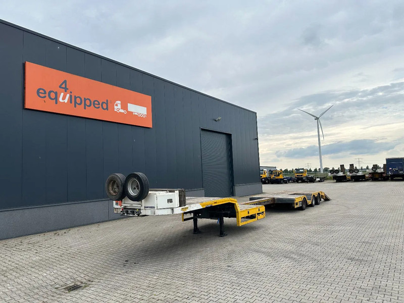 Broshuis E-2190/27 lowloader, wheel well, 4,1m extendable, steering axle - عربة مسطحة منخفضة نصف مقطورة: صور 1 Broshuis E-2190/27 lowloader, wheel well, 4,1m extendable, steering axle - عربة مسطحة منخفضة نصف مقطورة: صور 1