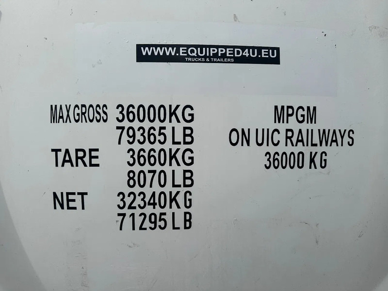 صهريج حاوية CIMC 20FT ISO / 25.020L-1-COMP. / L4BN / UN Portable / T11 / test: 10-2027: صور 13 صهريج حاوية CIMC 20FT ISO / 25.020L-1-COMP. / L4BN / UN Portable / T11 / test: 10-2027: صور 13