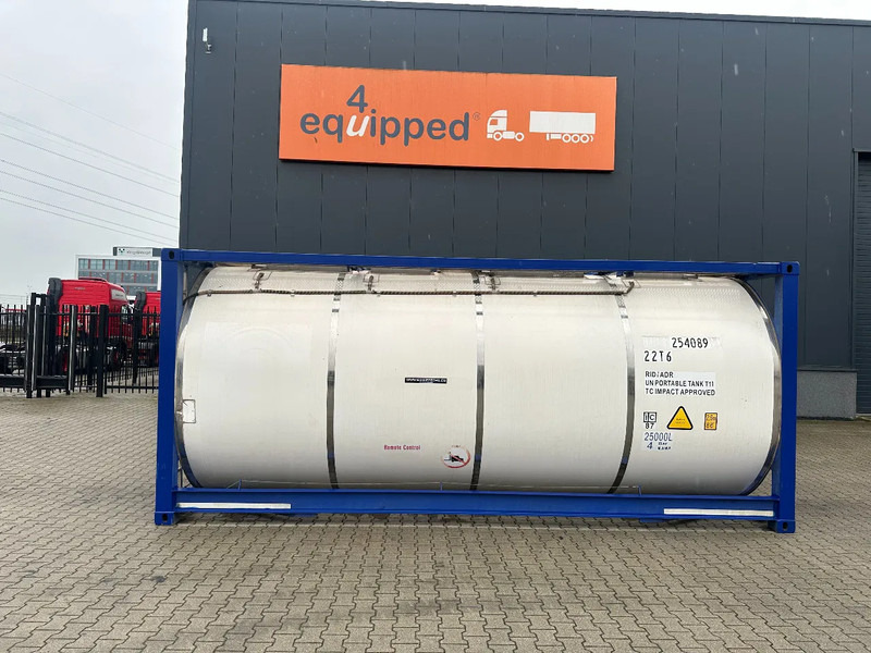 CIMC 20FT ISO, 25.060L / 1-COMP / 3 BAFFELS / T11 / 4 manholes / ADR valid until 10/2027 - خزان تخزين: صور 2 CIMC 20FT ISO, 25.060L / 1-COMP / 3 BAFFELS / T11 / 4 manholes / ADR valid until 10/2027 - خزان تخزين: صور 2