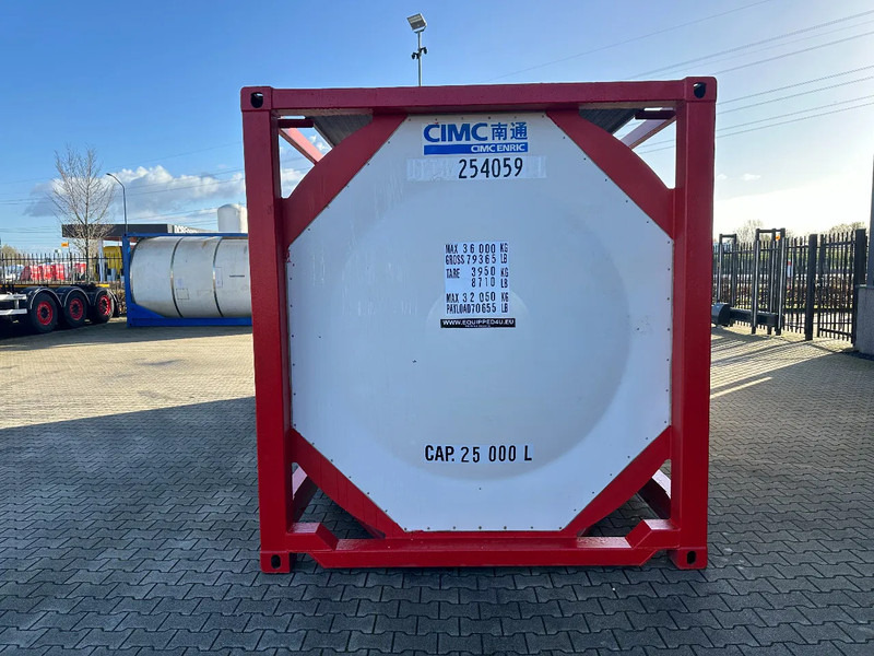 CIMC 20FT ISO, 25.080L / 1-COMP / 3 BAFFELS / T12 / 4 manholes / ADR valid until 12/2026 - خزان تخزين: صور 5 CIMC 20FT ISO, 25.080L / 1-COMP / 3 BAFFELS / T12 / 4 manholes / ADR valid until 12/2026 - خزان تخزين: صور 5