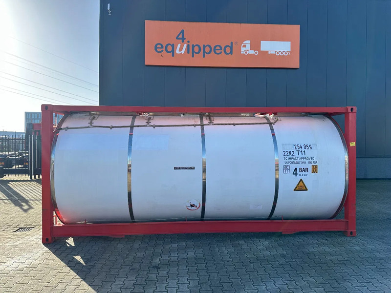 CIMC 20FT ISO, 25.080L / 1-COMP / 3 BAFFELS / T12 / 4 manholes / ADR valid until 12/2026 - خزان تخزين: صور 2 CIMC 20FT ISO, 25.080L / 1-COMP / 3 BAFFELS / T12 / 4 manholes / ADR valid until 12/2026 - خزان تخزين: صور 2