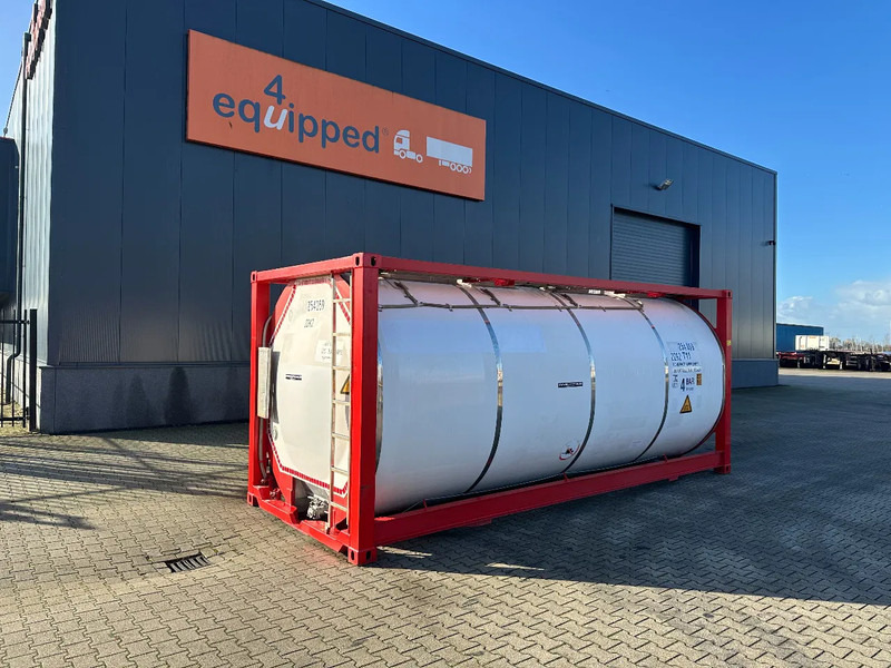 CIMC 20FT ISO, 25.080L / 1-COMP / 3 BAFFELS / T12 / 4 manholes / ADR valid until 12/2026 - خزان تخزين: صور 1 CIMC 20FT ISO, 25.080L / 1-COMP / 3 BAFFELS / T12 / 4 manholes / ADR valid until 12/2026 - خزان تخزين: صور 1