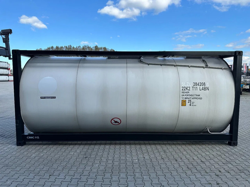 CIMC NEW / UNUSED, for FOOD STUFF or CHEMICAL, 20FT ISO, 25.030L, L4BN, UN Portable, T11, test: 1-2027 - خزان تخزين: صور 3 CIMC NEW / UNUSED, for FOOD STUFF or CHEMICAL, 20FT ISO, 25.030L, L4BN, UN Portable, T11, test: 1-2027 - خزان تخزين: صور 3