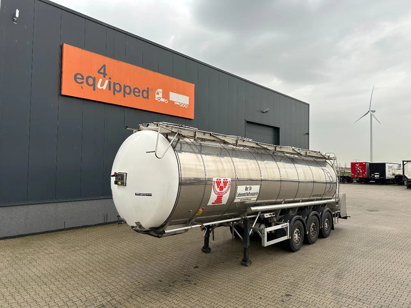 Feldbinder FOOD / LEVENSMIDDELEN / LEBENSMITTEL / 33.500L / 3-COMP / PUMP / NL-trailer / APK: 05-2026 - نصف مقطورة صهريج: صور 1 Feldbinder FOOD / LEVENSMIDDELEN / LEBENSMITTEL / 33.500L / 3-COMP / PUMP / NL-trailer / APK: 05-2026 - نصف مقطورة صهريج: صور 1