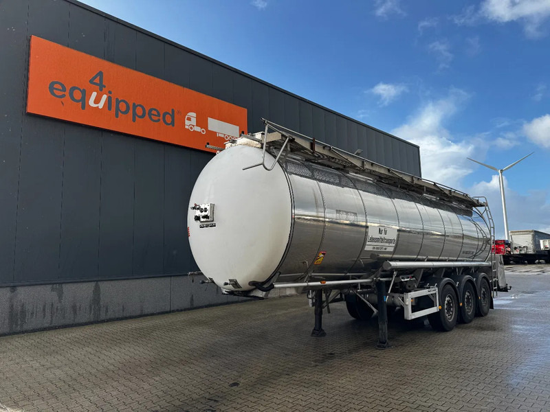 Feldbinder LEBENSMITTEL / LEVENSMIDDELEN FOOD / 33.500L / 3-COMP / PUMPE / INOX / NL-trailer / APK: 05-2026 - نصف مقطورة صهريج: صور 1 Feldbinder LEBENSMITTEL / LEVENSMIDDELEN FOOD / 33.500L / 3-COMP / PUMPE / INOX / NL-trailer / APK: 05-2026 - نصف مقطورة صهريج: صور 1