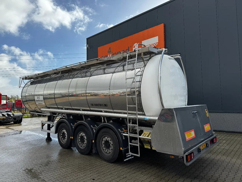 Feldbinder LEBENSMITTEL / LEVENSMIDDELEN FOOD / 33.500L / 3-COMP / PUMPE / INOX / NL-trailer / APK: 05-2026 - نصف مقطورة صهريج: صور 4 Feldbinder LEBENSMITTEL / LEVENSMIDDELEN FOOD / 33.500L / 3-COMP / PUMPE / INOX / NL-trailer / APK: 05-2026 - نصف مقطورة صهريج: صور 4