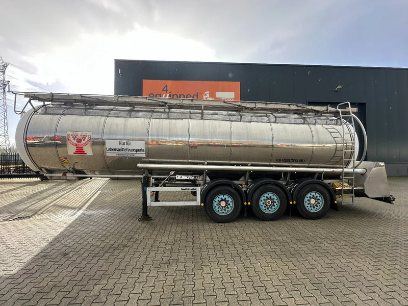 Feldbinder LEBENSMITTEL / LEVENSMIDDELEN FOOD / 33.500L / 3-COMP / PUMPE / INOX / NL-trailer / APK: 07-2026 - نصف مقطورة صهريج: صور 2 Feldbinder LEBENSMITTEL / LEVENSMIDDELEN FOOD / 33.500L / 3-COMP / PUMPE / INOX / NL-trailer / APK: 07-2026 - نصف مقطورة صهريج: صور 2