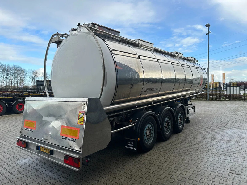 Feldbinder LEBENSMITTEL / LEVENSMIDDELEN FOOD / 33.500L / 3-COMP / PUMPE / INOX / NL-trailer / APK: 07-2026 - نصف مقطورة صهريج: صور 3 Feldbinder LEBENSMITTEL / LEVENSMIDDELEN FOOD / 33.500L / 3-COMP / PUMPE / INOX / NL-trailer / APK: 07-2026 - نصف مقطورة صهريج: صور 3