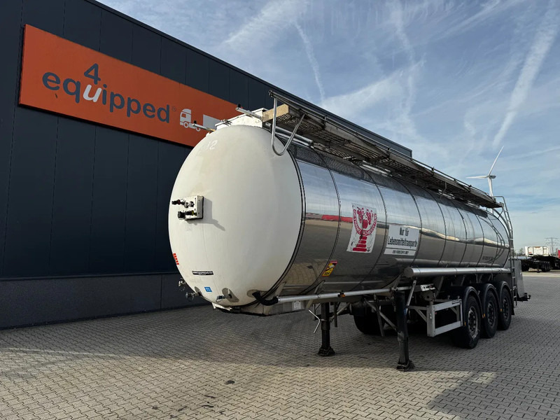Feldbinder LEBENSMITTEL / LEVENSMIDDELEN FOOD / 33.500L / 3-COMP / PUMPE / INOX / NL-trailer / APK: 10-2026 - نصف مقطورة صهريج: صور 1 Feldbinder LEBENSMITTEL / LEVENSMIDDELEN FOOD / 33.500L / 3-COMP / PUMPE / INOX / NL-trailer / APK: 10-2026 - نصف مقطورة صهريج: صور 1