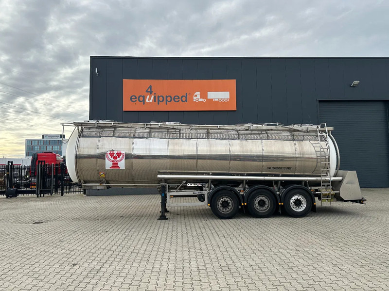 Feldbinder LEVENSMIDDELEN / FOOD / LEBENSMITTEL / 33.500L / 3-COMP / POMP / NL-trailer / APK: 09-2026, 10x beschikbaar - نصف مقطورة صهريج: صور 3 Feldbinder LEVENSMIDDELEN / FOOD / LEBENSMITTEL / 33.500L / 3-COMP / POMP / NL-trailer / APK: 09-2026, 10x beschikbaar - نصف مقطورة صهريج: صور 3