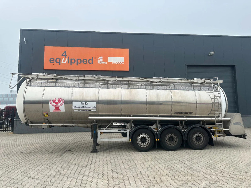 Feldbinder LEVENSMIDDELEN / FOOD / LEBENSMITTEL / 33.500L / 3-COMP / POMP / NL-trailer / APK: 09-2026, 10x beschikbaar - نصف مقطورة صهريج: صور 2 Feldbinder LEVENSMIDDELEN / FOOD / LEBENSMITTEL / 33.500L / 3-COMP / POMP / NL-trailer / APK: 09-2026, 10x beschikbaar - نصف مقطورة صهريج: صور 2