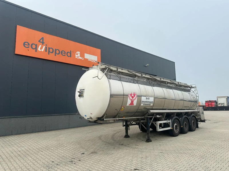 Feldbinder LEVENSMIDDELEN / FOOD / LEBENSMITTEL / 33.500L / 3-COMP / POMP / NL-trailer / APK: 09-2026, 10x beschikbaar - نصف مقطورة صهريج: صور 1 Feldbinder LEVENSMIDDELEN / FOOD / LEBENSMITTEL / 33.500L / 3-COMP / POMP / NL-trailer / APK: 09-2026, 10x beschikbaar - نصف مقطورة صهريج: صور 1