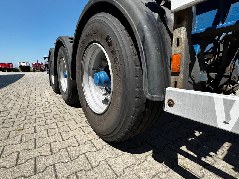 شاحنات الحاويات/ جسم علوي قابل للتغيير نصف مقطورة Groenewegen 40FT HC-chassis, BPW+Drum, liftaxle, NL-Chassis: صور 20