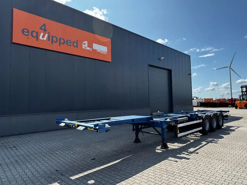 Groenewegen 40FT HC-chassis, BPW+Trommel, Liftachse, NL-Chassis - شاحنات الحاويات/ جسم علوي قابل للتغيير نصف مقطورة: صور 1 Groenewegen 40FT HC-chassis, BPW+Trommel, Liftachse, NL-Chassis - شاحنات الحاويات/ جسم علوي قابل للتغيير نصف مقطورة: صور 1