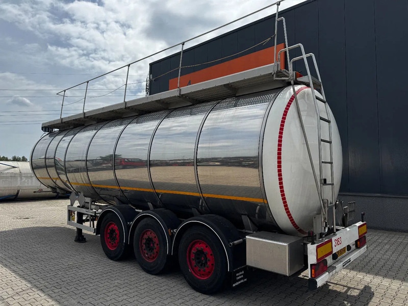 Indox 37.500L / 1-COMP /4-BAFFELS, ADR, L4BH, INOX, NL, APK/ADR till 10/2025, new SAF axles, ALCOA - نصف مقطورة صهريج: صور 3 Indox 37.500L / 1-COMP /4-BAFFELS, ADR, L4BH, INOX, NL, APK/ADR till 10/2025, new SAF axles, ALCOA - نصف مقطورة صهريج: صور 3