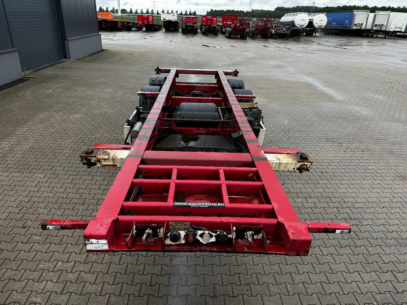 Krone 2-assig 20FT chassis, BPW + trommel, luchtvering, leeggewicht: 3.180kg - شاحنات الحاويات/ جسم علوي قابل للتغيير نصف مقطورة: صور 2 Krone 2-assig 20FT chassis, BPW + trommel, luchtvering, leeggewicht: 3.180kg - شاحنات الحاويات/ جسم علوي قابل للتغيير نصف مقطورة: صور 2