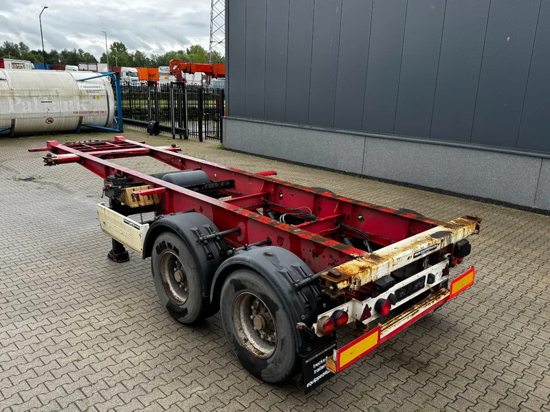 Krone 2-assig 20FT chassis, BPW + trommel, luchtvering, leeggewicht: 3.180kg - شاحنات الحاويات/ جسم علوي قابل للتغيير نصف مقطورة: صور 4 Krone 2-assig 20FT chassis, BPW + trommel, luchtvering, leeggewicht: 3.180kg - شاحنات الحاويات/ جسم علوي قابل للتغيير نصف مقطورة: صور 4