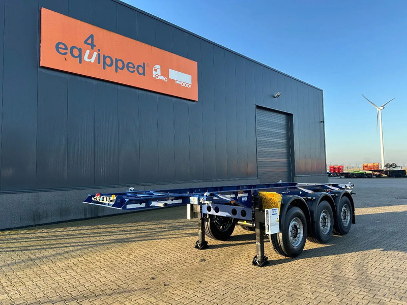 Krone NEW / DIRECT AVAILABLE 20FT ADR-CHASSIS, DISCBRAKES, LIFTAXLE, 2x available - شاحنات الحاويات/ جسم علوي قابل للتغيير نصف مقطورة: صور 1 Krone NEW / DIRECT AVAILABLE 20FT ADR-CHASSIS, DISCBRAKES, LIFTAXLE, 2x available - شاحنات الحاويات/ جسم علوي قابل للتغيير نصف مقطورة: صور 1