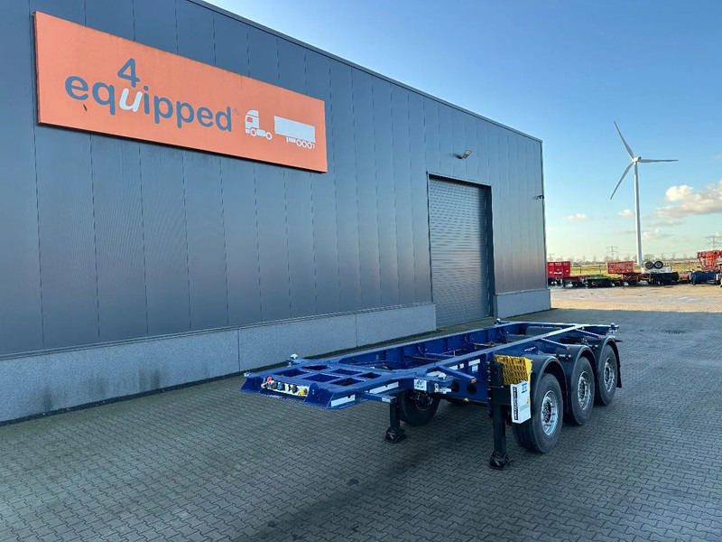 Krone NEW / DIRECT AVAILABLE 20FT ADR-CHASSIS, EMPTY WEIGHT: 3.470kg, DISCBRAKES, LIFTAXLE, 2x available - شاحنات الحاويات/ جسم علوي قابل للتغيير نصف مقطورة: صور 1 Krone NEW / DIRECT AVAILABLE 20FT ADR-CHASSIS, EMPTY WEIGHT: 3.470kg, DISCBRAKES, LIFTAXLE, 2x available - شاحنات الحاويات/ جسم علوي قابل للتغيير نصف مقطورة: صور 1