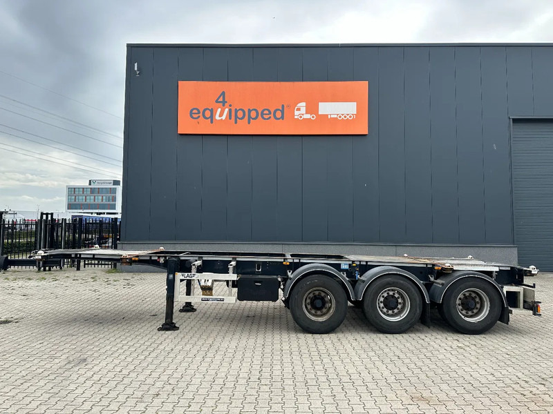 LAG 20FT + 30FT, BPW + DISC, LIFTAXLE, NL-CHASSIS, APK: 01/2026 - شاحنات الحاويات/ جسم علوي قابل للتغيير نصف مقطورة: صور 2 LAG 20FT + 30FT, BPW + DISC, LIFTAXLE, NL-CHASSIS, APK: 01/2026 - شاحنات الحاويات/ جسم علوي قابل للتغيير نصف مقطورة: صور 2