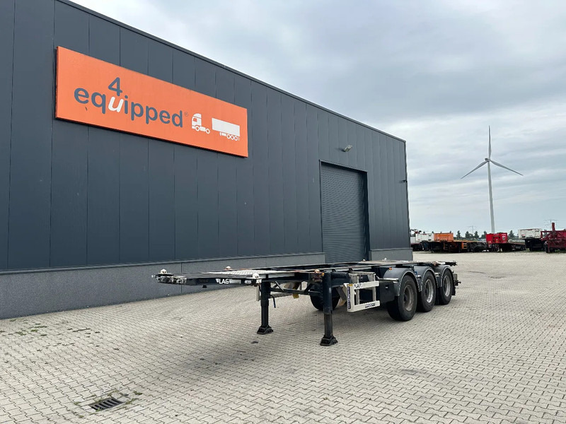 LAG 20FT + 30FT, BPW + DISC, LIFTAXLE, NL-CHASSIS, APK: 01/2026 - شاحنات الحاويات/ جسم علوي قابل للتغيير نصف مقطورة: صور 1 LAG 20FT + 30FT, BPW + DISC, LIFTAXLE, NL-CHASSIS, APK: 01/2026 - شاحنات الحاويات/ جسم علوي قابل للتغيير نصف مقطورة: صور 1