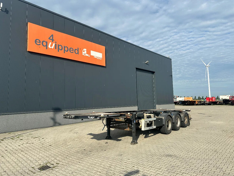 LAG 20FT + 30FT, BPW + DISC, LIFTAXLE, NL-CHASSIS - شاحنات الحاويات/ جسم علوي قابل للتغيير نصف مقطورة: صور 1 LAG 20FT + 30FT, BPW + DISC, LIFTAXLE, NL-CHASSIS - شاحنات الحاويات/ جسم علوي قابل للتغيير نصف مقطورة: صور 1