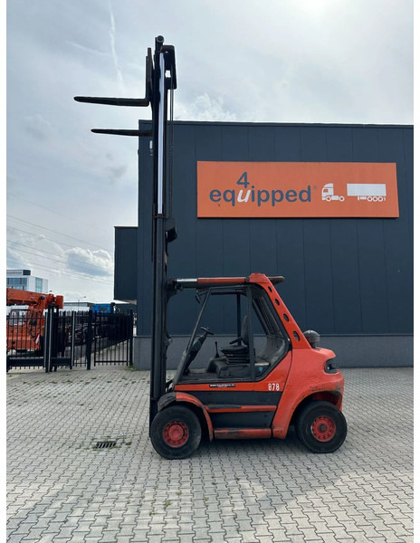 Linde H80D-03 FORKLIFT, 8000KG, duplex, 6 cil. Deutz diesel, 12.200hrs, - رافعة شوكية ديزل: صور 4 Linde H80D-03 FORKLIFT, 8000KG, duplex, 6 cil. Deutz diesel, 12.200hrs, - رافعة شوكية ديزل: صور 4