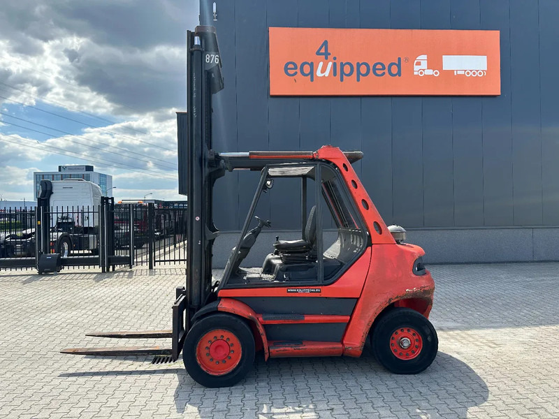Linde H80D-03 FORKLIFT, 8000KG, duplex, 6 cil. Deutz diesel, 6.256hrs, - رافعة شوكية ديزل: صور 4 Linde H80D-03 FORKLIFT, 8000KG, duplex, 6 cil. Deutz diesel, 6.256hrs, - رافعة شوكية ديزل: صور 4