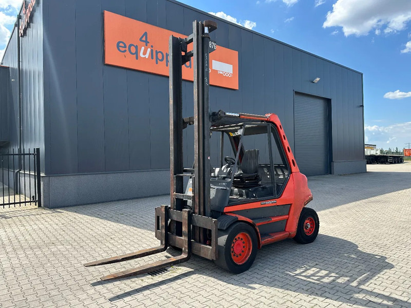 Linde H80D-03 FORKLIFT, 8000KG, duplex, 6 cil. Deutz diesel, 6.256hrs, - رافعة شوكية ديزل: صور 1 Linde H80D-03 FORKLIFT, 8000KG, duplex, 6 cil. Deutz diesel, 6.256hrs, - رافعة شوكية ديزل: صور 1