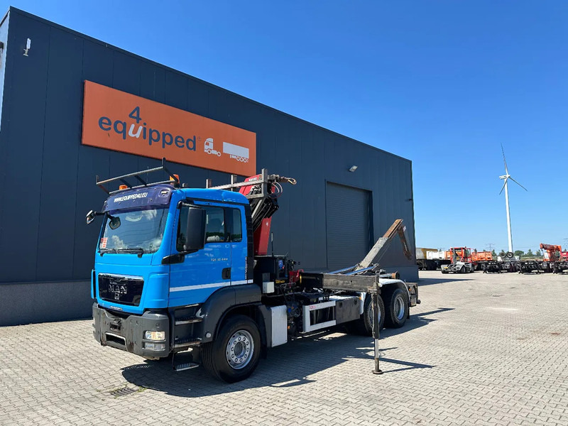 MAN TGS 33.440 6x4, EURO-5, HMF 2030 Crane + VDL HOOK, full spring, manual gearbox, MOT 03/2026 - شاحنة ذات الخطاف, شاحنة كرين: صور 2 MAN TGS 33.440 6x4, EURO-5, HMF 2030 Crane + VDL HOOK, full spring, manual gearbox, MOT 03/2026 - شاحنة ذات الخطاف, شاحنة كرين: صور 2