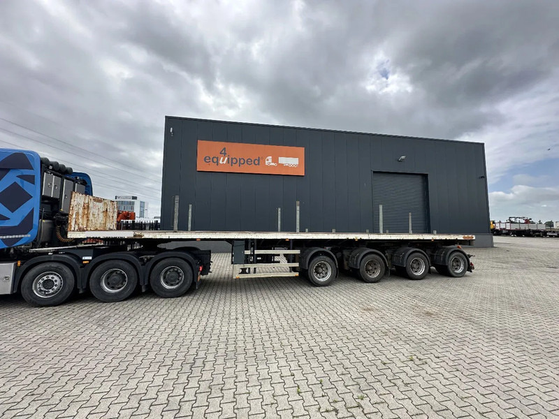 Nooteboom OVB-73-04, 73 tons 4-axle Ballast trailer, 3 hydraulic steering axles, 75% tyres, MOT 03/2026 - نصف مقطورة مسطحة: صور 2 Nooteboom OVB-73-04, 73 tons 4-axle Ballast trailer, 3 hydraulic steering axles, 75% tyres, MOT 03/2026 - نصف مقطورة مسطحة: صور 2