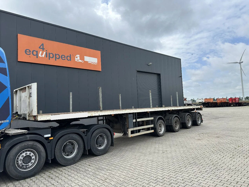 Nooteboom OVB-73-04, 73 tons 4-axle Ballast trailer, 3 hydraulic steering axles, 75% tyres, MOT 03/2026 - نصف مقطورة مسطحة: صور 1 Nooteboom OVB-73-04, 73 tons 4-axle Ballast trailer, 3 hydraulic steering axles, 75% tyres, MOT 03/2026 - نصف مقطورة مسطحة: صور 1
