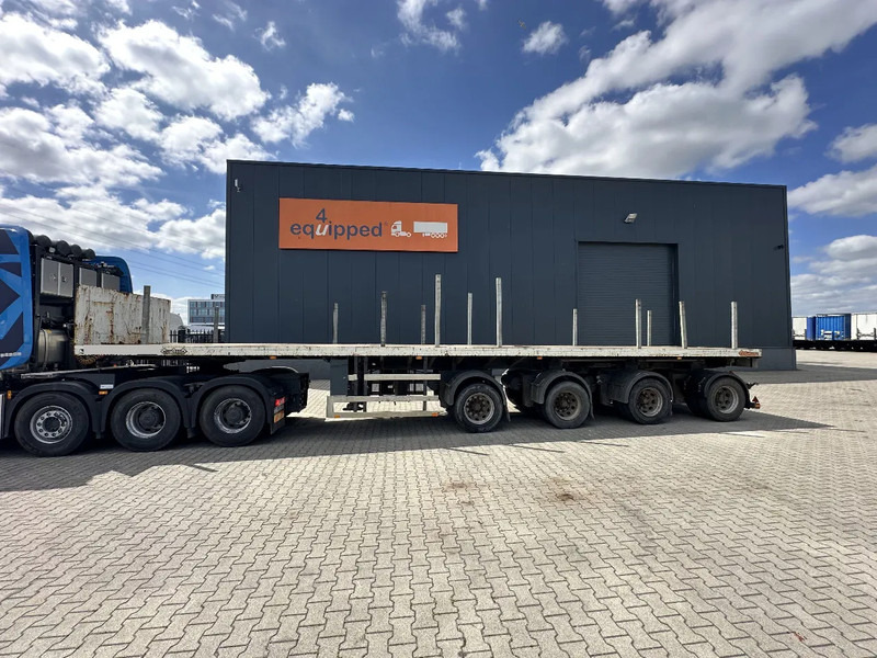 Nooteboom OVB-73-04, 73 tons Ballast trailer, 4 axles, 3 hydraulic steering axles - نصف مقطورة مسطحة: صور 2 Nooteboom OVB-73-04, 73 tons Ballast trailer, 4 axles, 3 hydraulic steering axles - نصف مقطورة مسطحة: صور 2