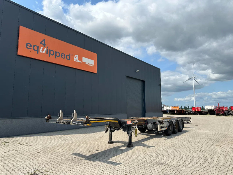 Pacton FLEX XL 45FT HC multi (2x extendable), liftaxle, SAF + DRUM, NL-chassis - شاحنات الحاويات/ جسم علوي قابل للتغيير نصف مقطورة: صور 1 Pacton FLEX XL 45FT HC multi (2x extendable), liftaxle, SAF + DRUM, NL-chassis - شاحنات الحاويات/ جسم علوي قابل للتغيير نصف مقطورة: صور 1