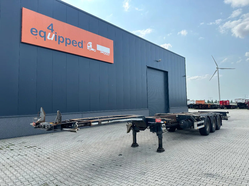 Pacton FLEX XL 45FT HC multi (3x extendable), liftaxle, SAF + DRUM, NL-chassis, APK: 12/2025 - شاحنات الحاويات/ جسم علوي قابل للتغيير نصف مقطورة: صور 1 Pacton FLEX XL 45FT HC multi (3x extendable), liftaxle, SAF + DRUM, NL-chassis, APK: 12/2025 - شاحنات الحاويات/ جسم علوي قابل للتغيير نصف مقطورة: صور 1
