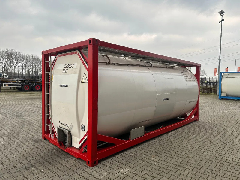 SINGAMAS 20FT ISO, 26.000L/1-COMP/3 BAFFELS/3 manholes, 5Y: 08-2027, L4BN, T11 - خزان تخزين: صور 4 SINGAMAS 20FT ISO, 26.000L/1-COMP/3 BAFFELS/3 manholes, 5Y: 08-2027, L4BN, T11 - خزان تخزين: صور 4