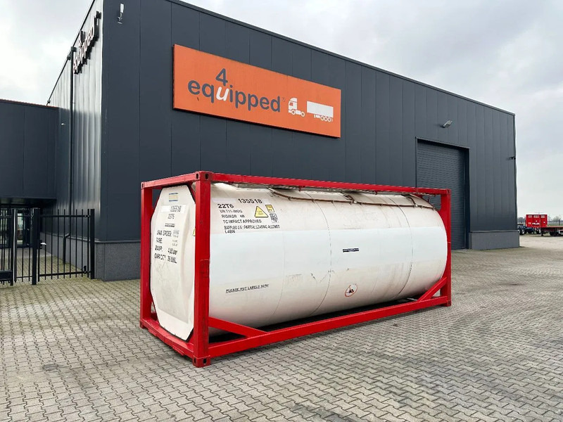 SINGAMAS 20FT ISO, 26.000L/1-COMP/3 BAFFELS/3 manholes, 5Y inspection: 06/2027 - خزان تخزين: صور 1 SINGAMAS 20FT ISO, 26.000L/1-COMP/3 BAFFELS/3 manholes, 5Y inspection: 06/2027 - خزان تخزين: صور 1