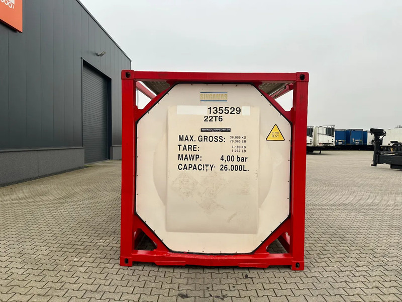 SINGAMAS 20FT ISO, 26.000L/1-COMP/3 BAFFELS/3 manholes, 5Y inspection: 06/2027 - خزان تخزين: صور 5 SINGAMAS 20FT ISO, 26.000L/1-COMP/3 BAFFELS/3 manholes, 5Y inspection: 06/2027 - خزان تخزين: صور 5