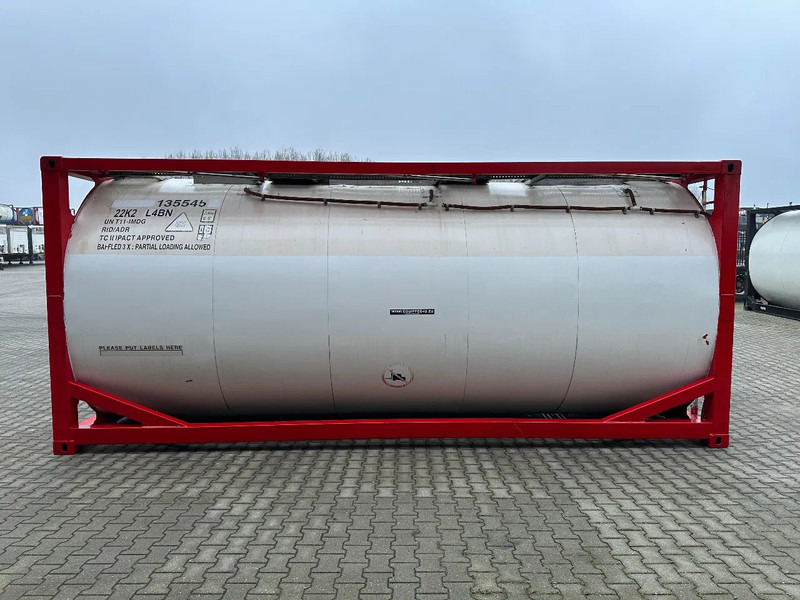 SINGAMAS 20FT ISO, 26.000L/1-COMP/3 BAFFELS/3 manholes, 5Y inspection: 06/2027 - خزان تخزين: صور 3 SINGAMAS 20FT ISO, 26.000L/1-COMP/3 BAFFELS/3 manholes, 5Y inspection: 06/2027 - خزان تخزين: صور 3