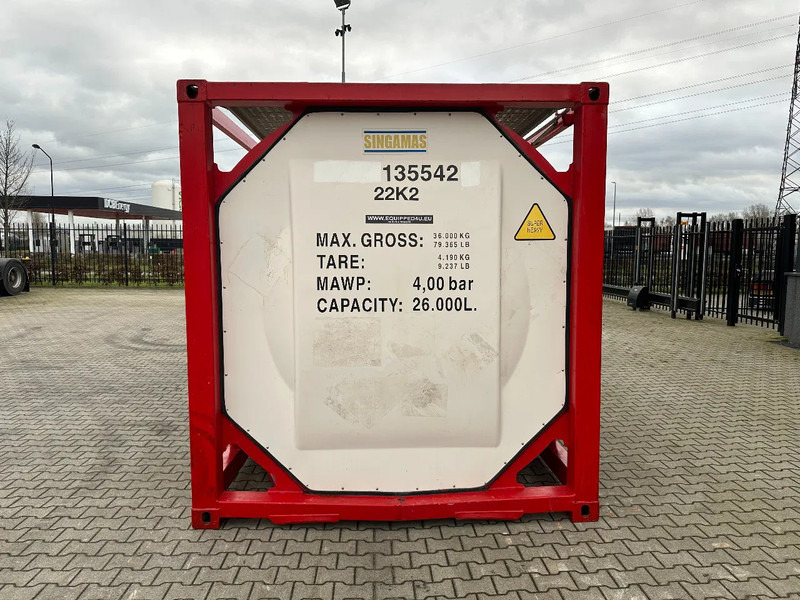 SINGAMAS 20FT ISO, 26.000L/1-COMP/3 BAFFELS/3 manholes, 5Y inspection: 06/2027 - خزان تخزين: صور 5 SINGAMAS 20FT ISO, 26.000L/1-COMP/3 BAFFELS/3 manholes, 5Y inspection: 06/2027 - خزان تخزين: صور 5